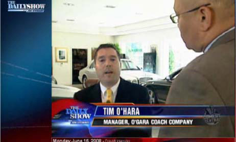 Tim O'Hara on the Daily Show