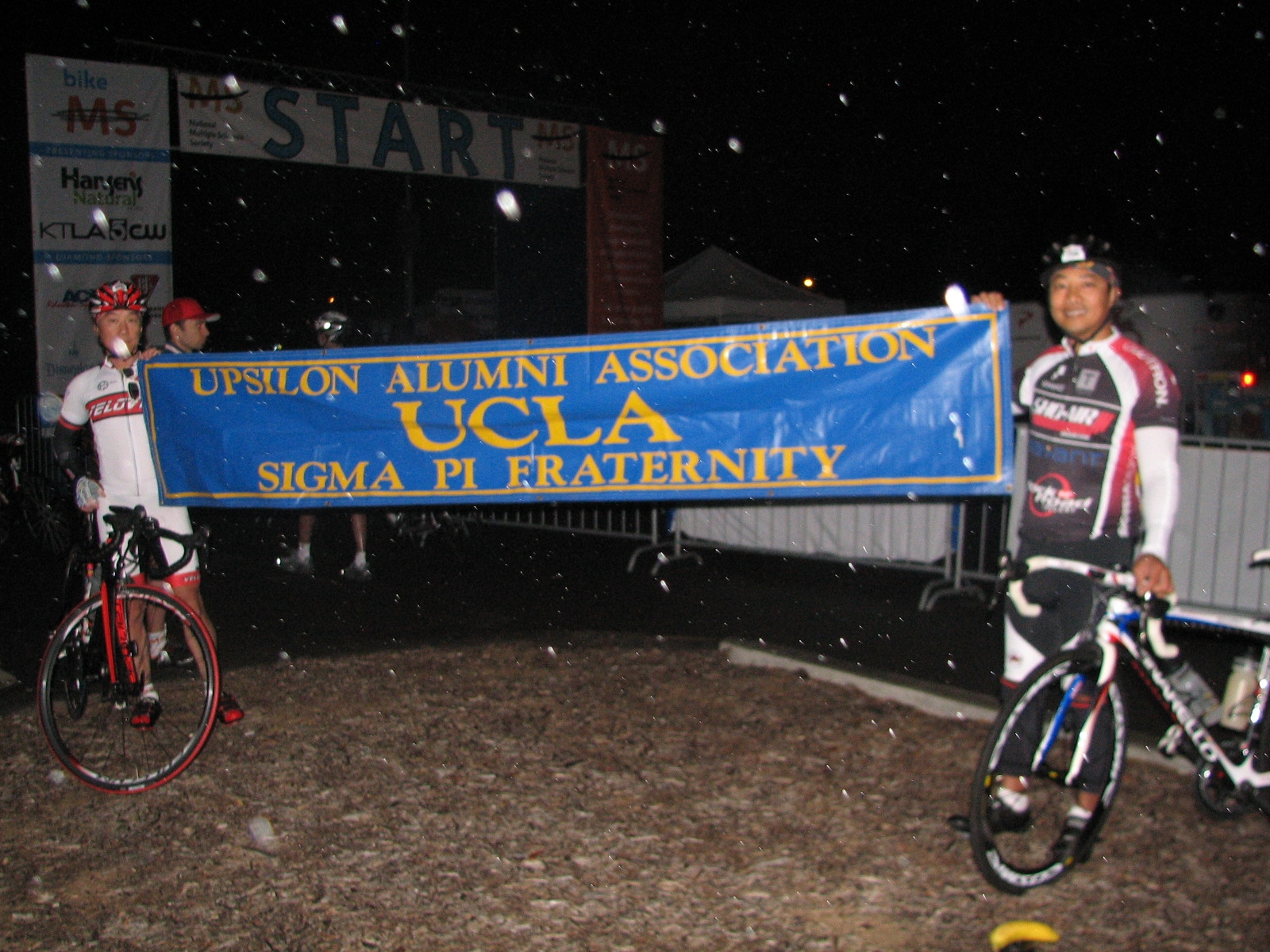 Paul Dinh reps Sigma Pi in MS Bike Ride