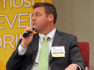 Loughridge speaks at real estate panel