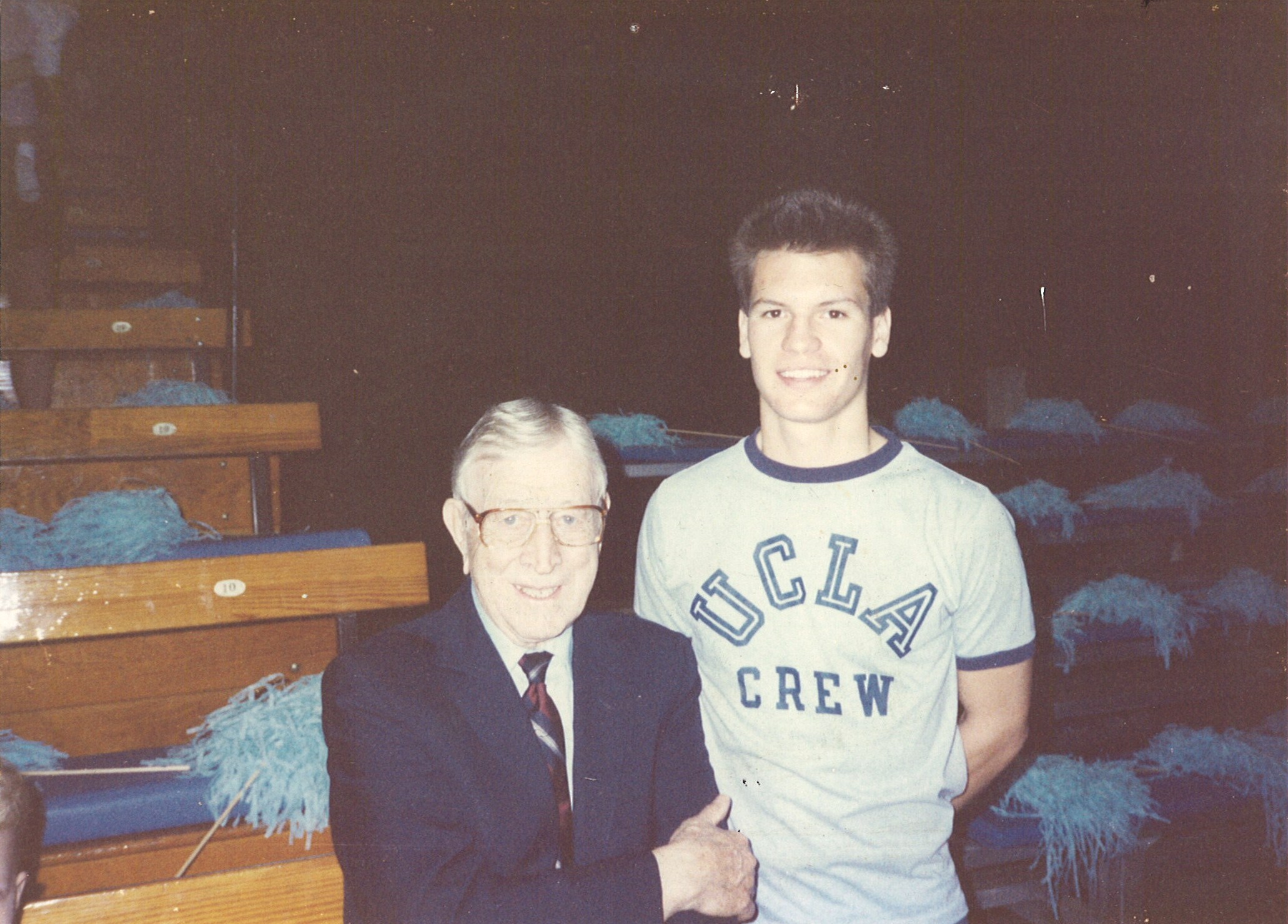Brother Ross and Coach Wooden