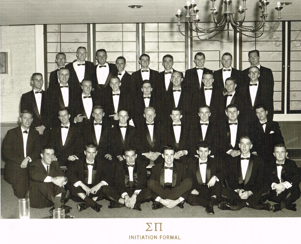 1961 brothers at Initiation Formal