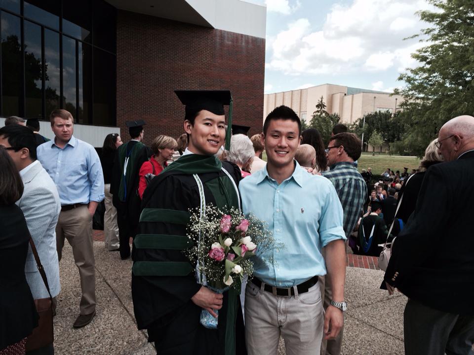 Brother Chung graduates med school