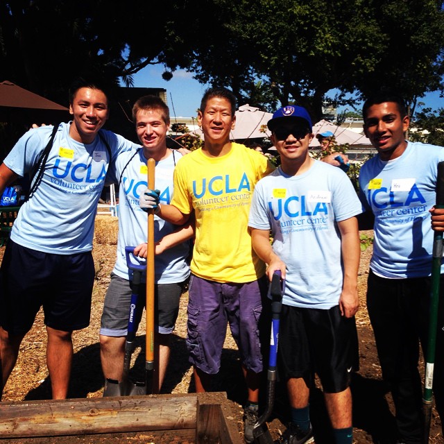 Brother Yu at UCLA Volunteer Day