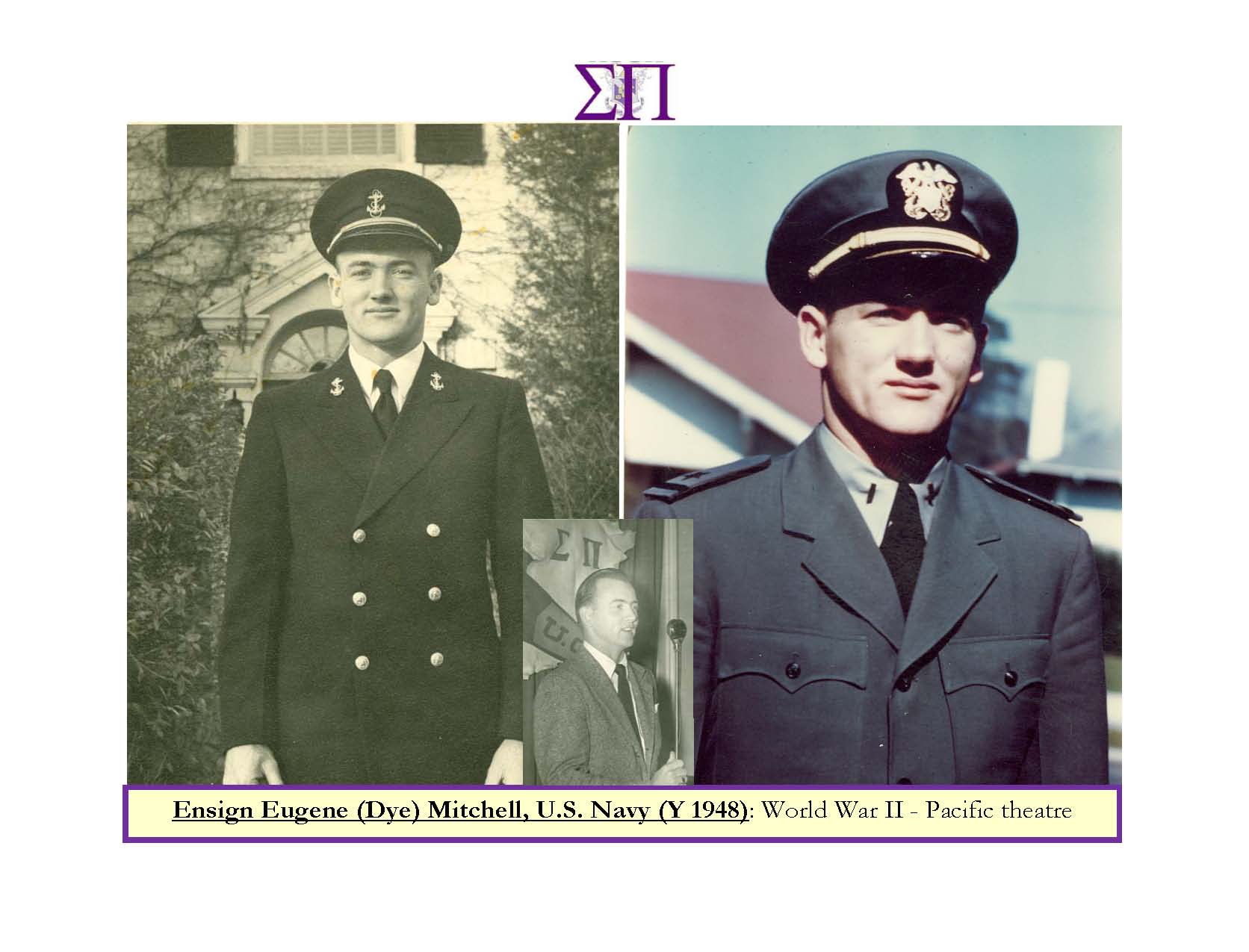 World War II veteran Eugene (Dye) Mitchell