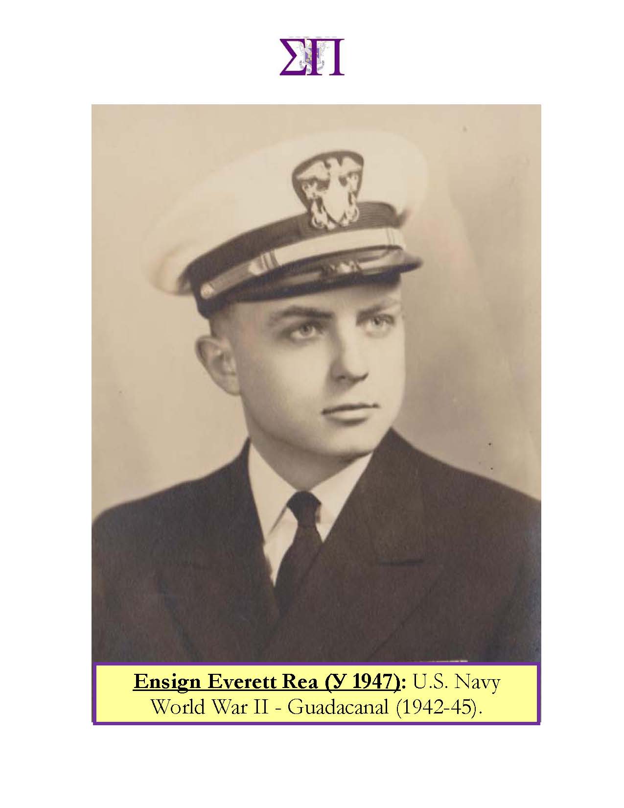 Everett Rea: Upsilon's WWII veteran