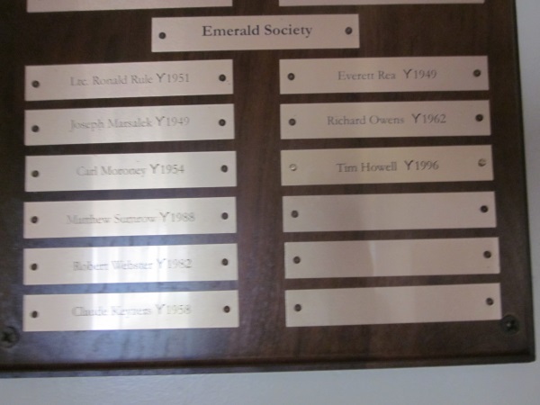 Howell is “Emerald Society” Donor