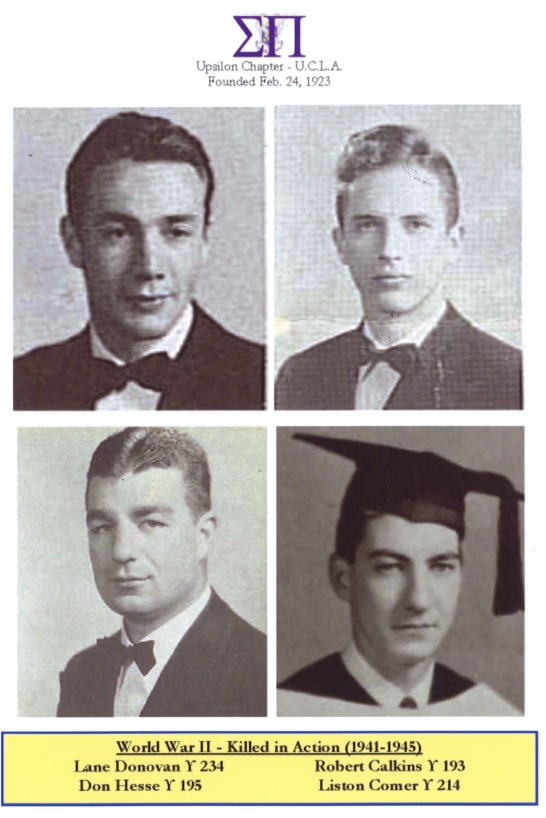 The World War II Dead of University of California at Los Angeles (UCLA)