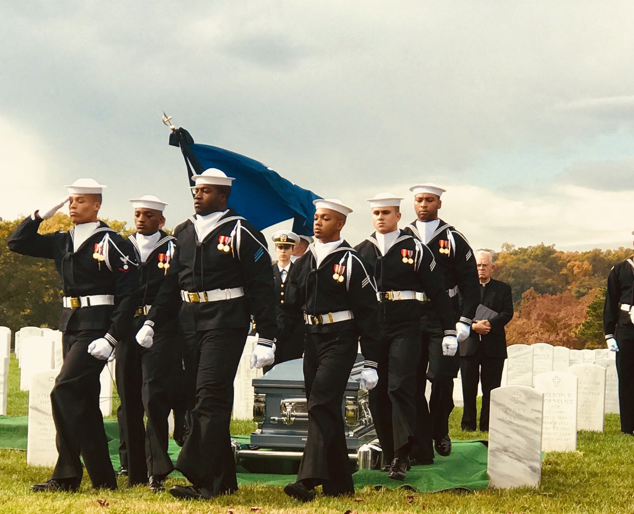 Brother Adm. Seely buried in Arlington National Cemetary