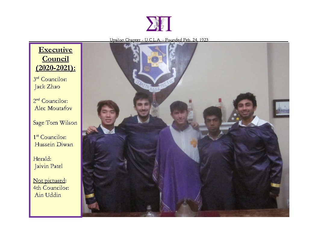 Executive Council (2020-2021)