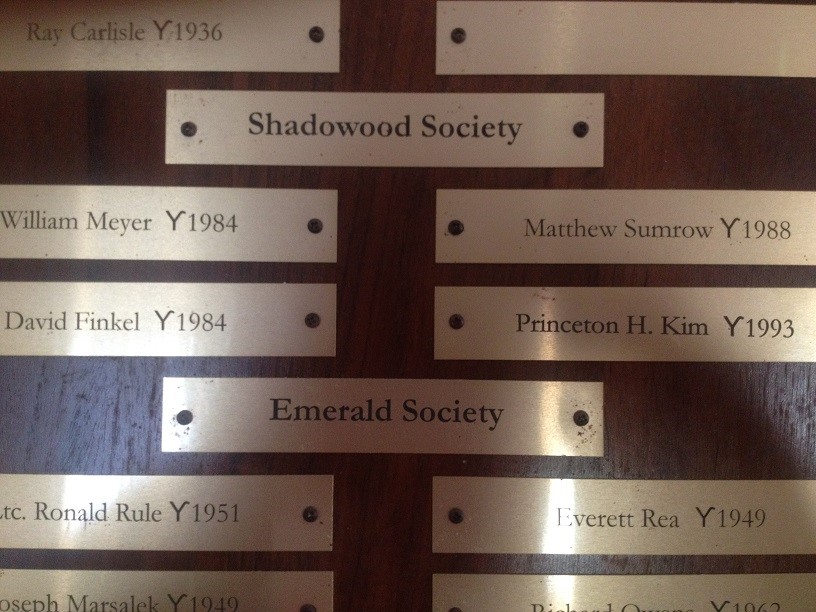 Shadowood Donor: Princeton Kim, Esq.