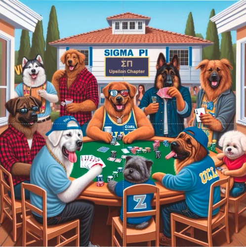 Active and alumni Poker Night tournament graphic