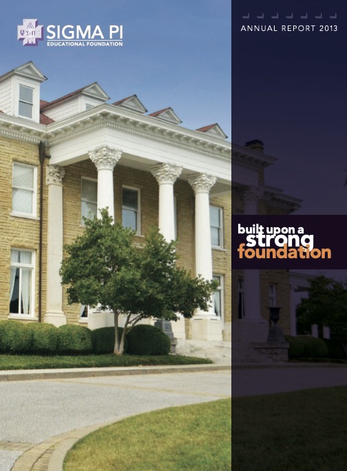 Sigma Pi Educational Foundation Annual Report 2014 cover