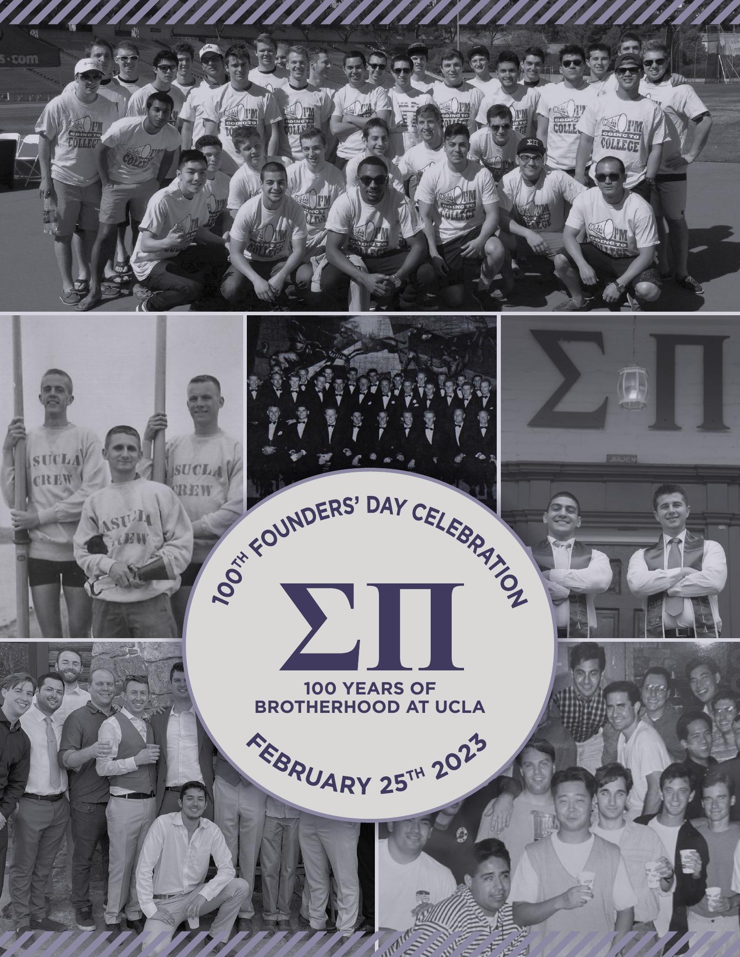 UCLA Sigma Pi 100th Anniversary Onsite Guide cover
