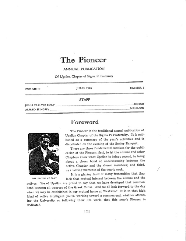 Pioneer 1927 cover