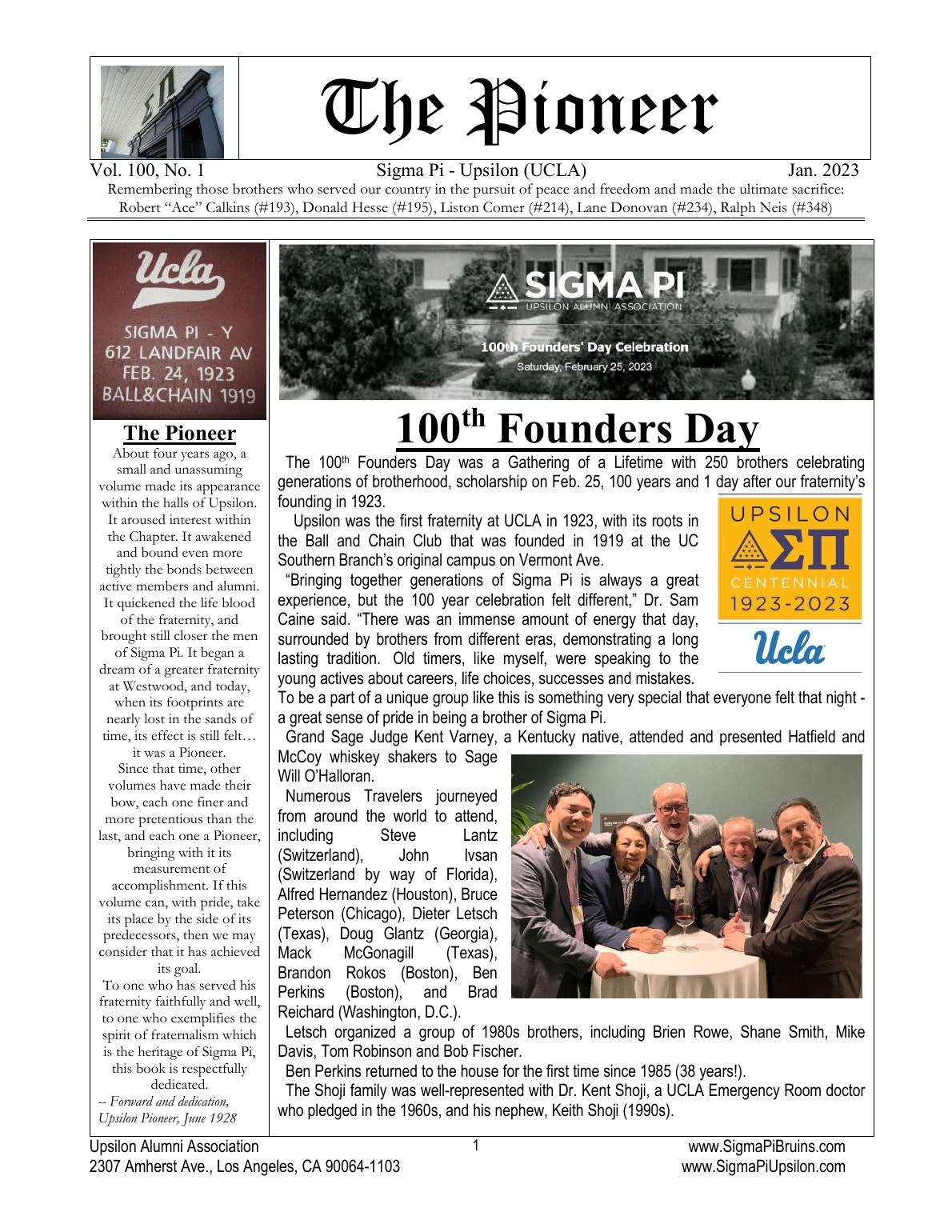 Pioneer Summer 2023 cover