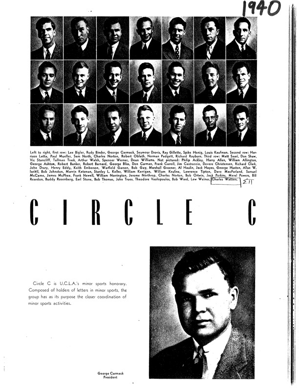 UCLA Yearbooks: 1940–1944 cover