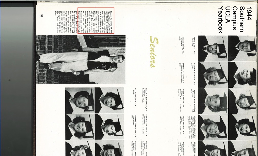 UCLA Yearbook 1944 cover