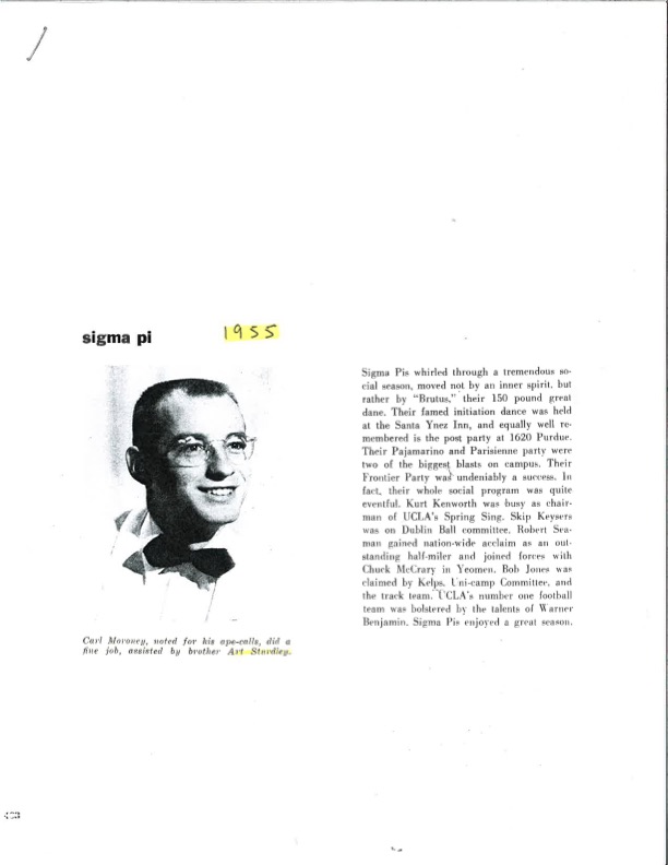 UCLA Yearbook 1955 cover