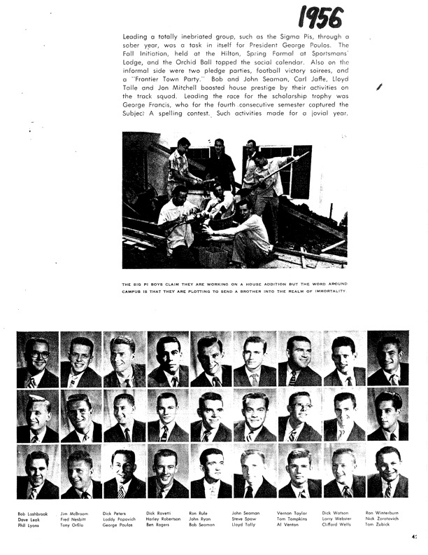 UCLA Yearbook 1956 cover