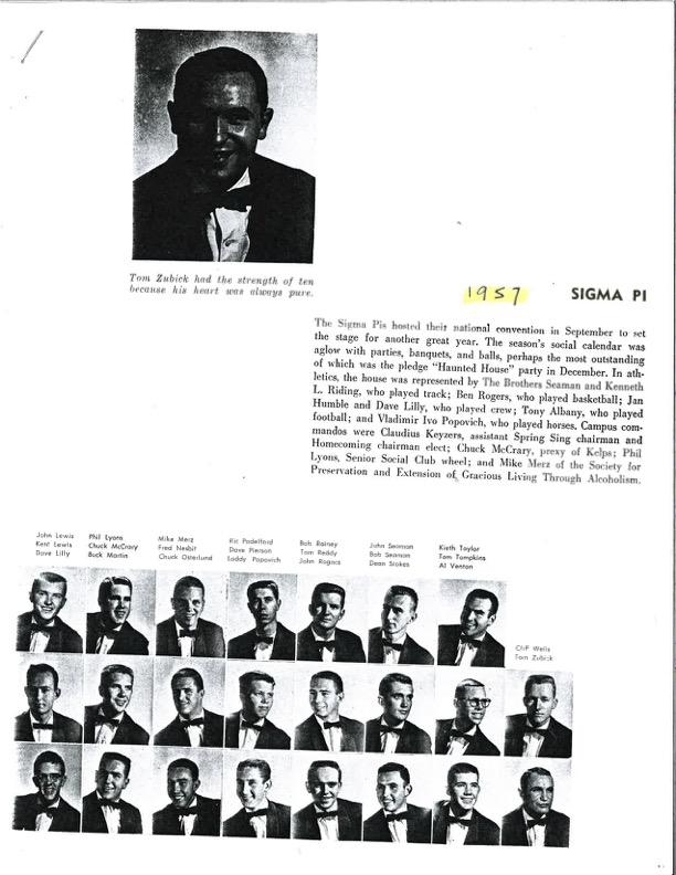 UCLA Yearbook 1957 cover