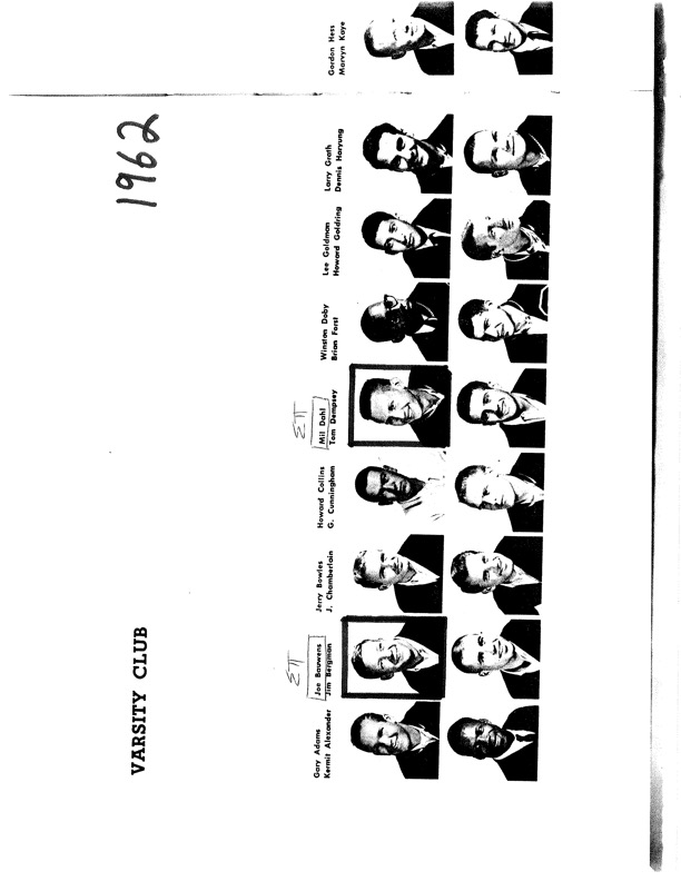UCLA Yearbook 1962 cover